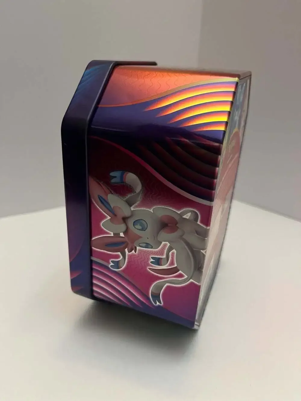 Pokemon TCG Sylveon GX Empty Collector Tin 2018 Metal Storage Box